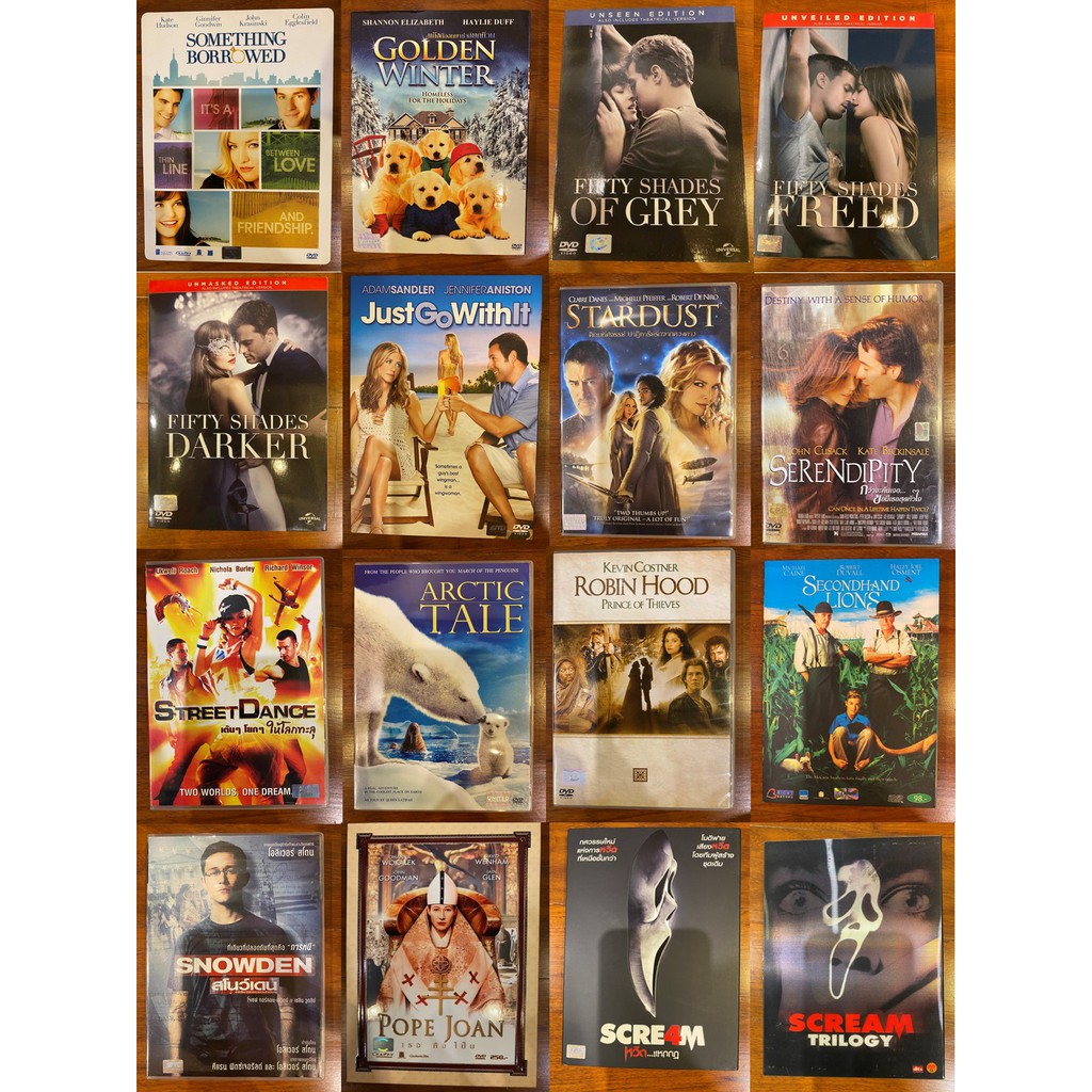 แผ่น DVD ดีวีดี หนังต่างประเทศ ของแท้ มือสอง สภาพใหม่ No.14 Something Borrowed, Fifty Shades, Stardu