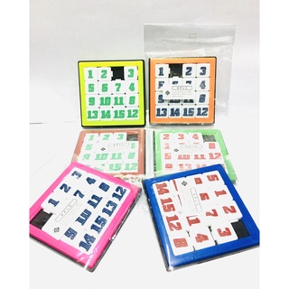 6 ชิ้น เกมเรียงตัวเลข number sorting game number sliding game เกมเลื่อนตัวเลขคละสีเล่นฝึกสมาธิ ฝึกสมอง ฝึกทักษะสนุกสนาน