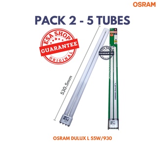 หลอดไฟแพ็ค2-5หลอด OSRAM Dulux L 55w/930 2G11