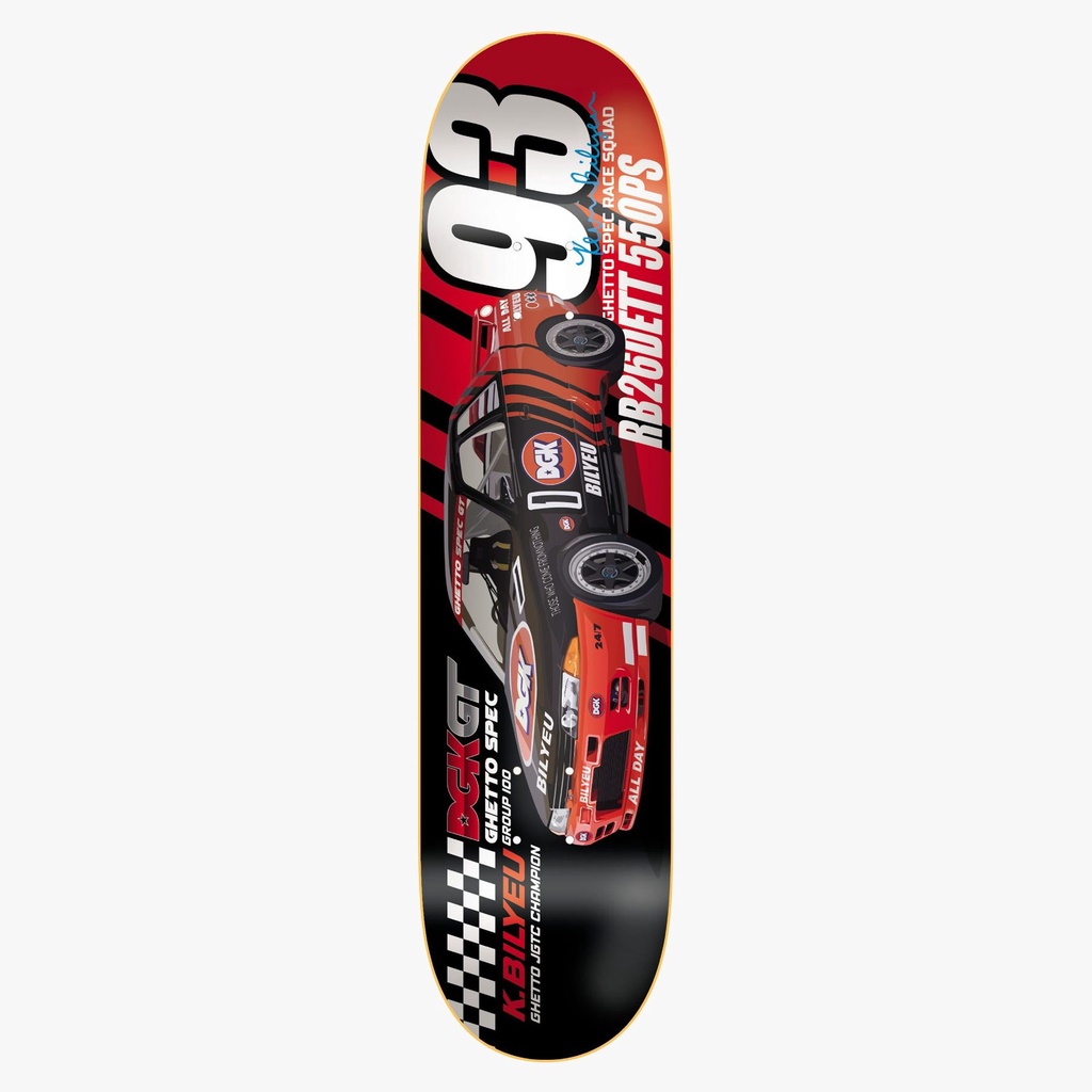 DGK Ghetto GT Bilyeu Skateboard Deck 8.38"