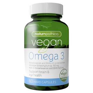 Naturopathica Vegan Omega 3 60 Capsules โอเมก้า 3