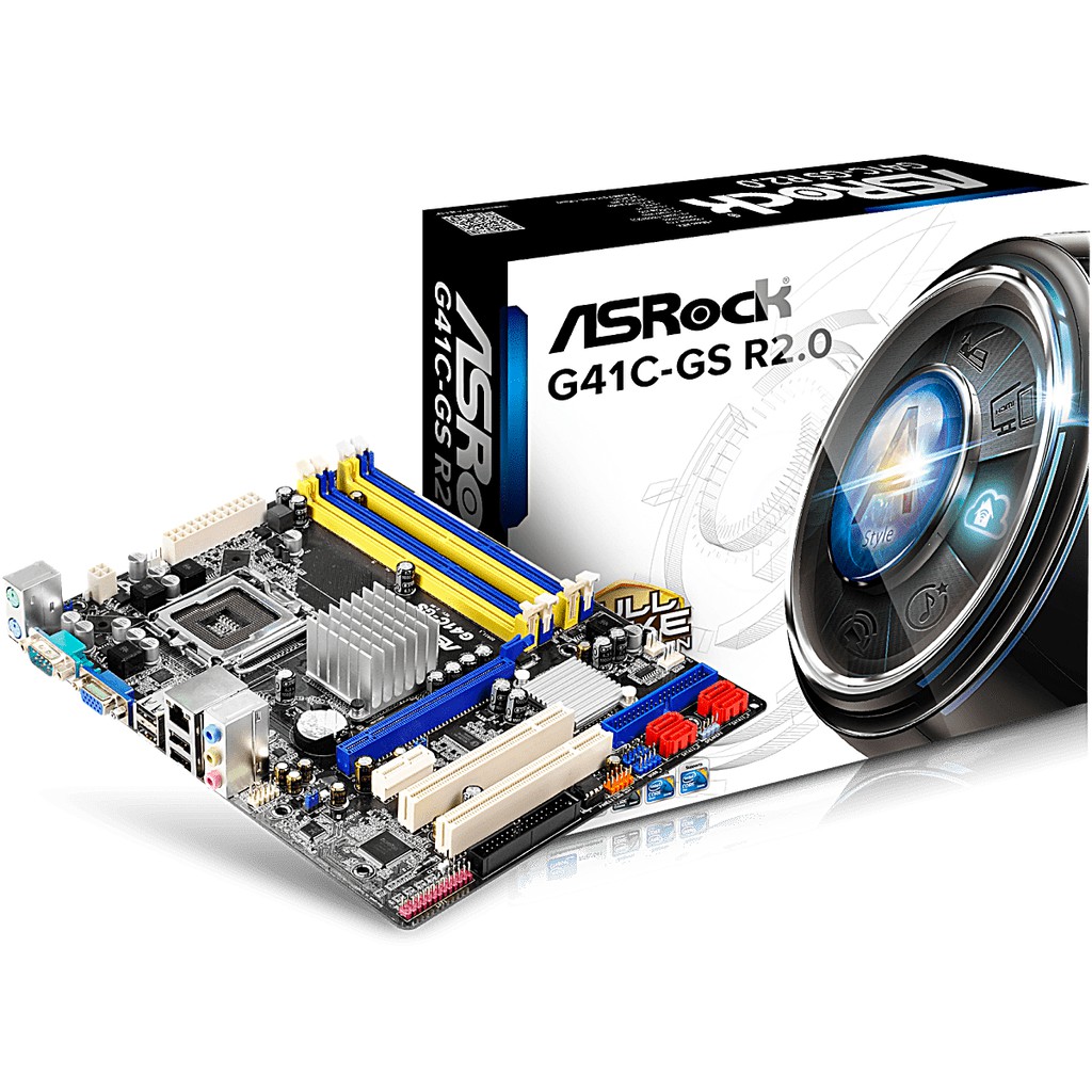 MAINBOARD (เมนบอร์ด) 775 ASROCK G41C-GS R2.0 รับประกัน 3 - Y