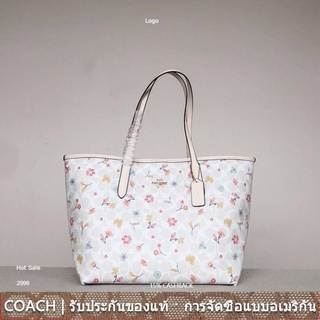 us นำเข้า⭐️ Coach C8614 8614 ผู้หญิง กระเป๋าสะพายไหล่ กระเป๋าช้อปปิ้ง กระเป๋าหูหิ้ว tote bag