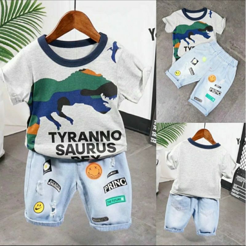 Fullfillshop9 - ชุดเสื้อผ้านําเข้า - "TYREX" สําหรับเด็กผู้ชาย