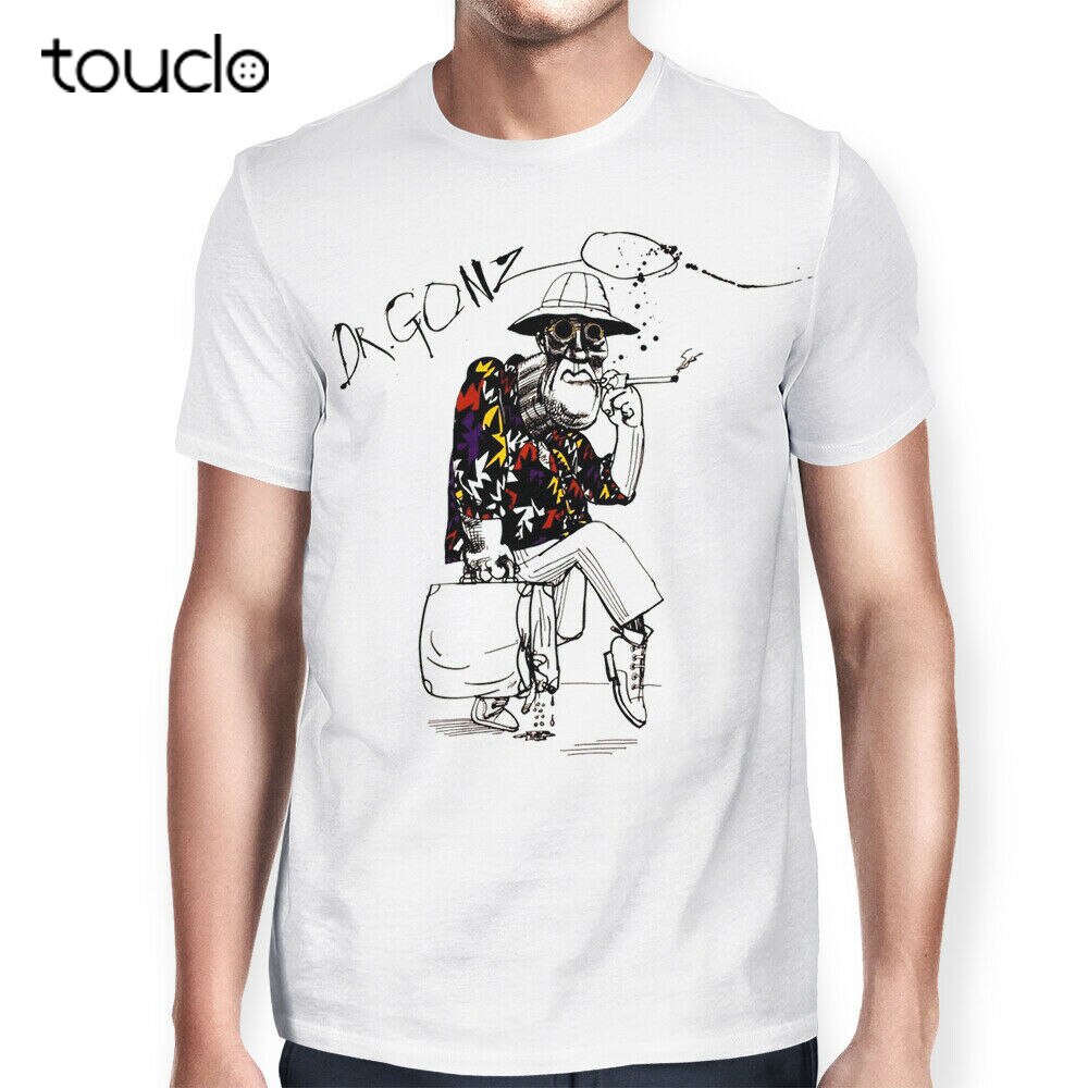 เสื้อยืด Fear And Loathing In Las Vegas, เสื้อยืด Dr Gonzo Raoul, ผู้ชายทุกขนาด