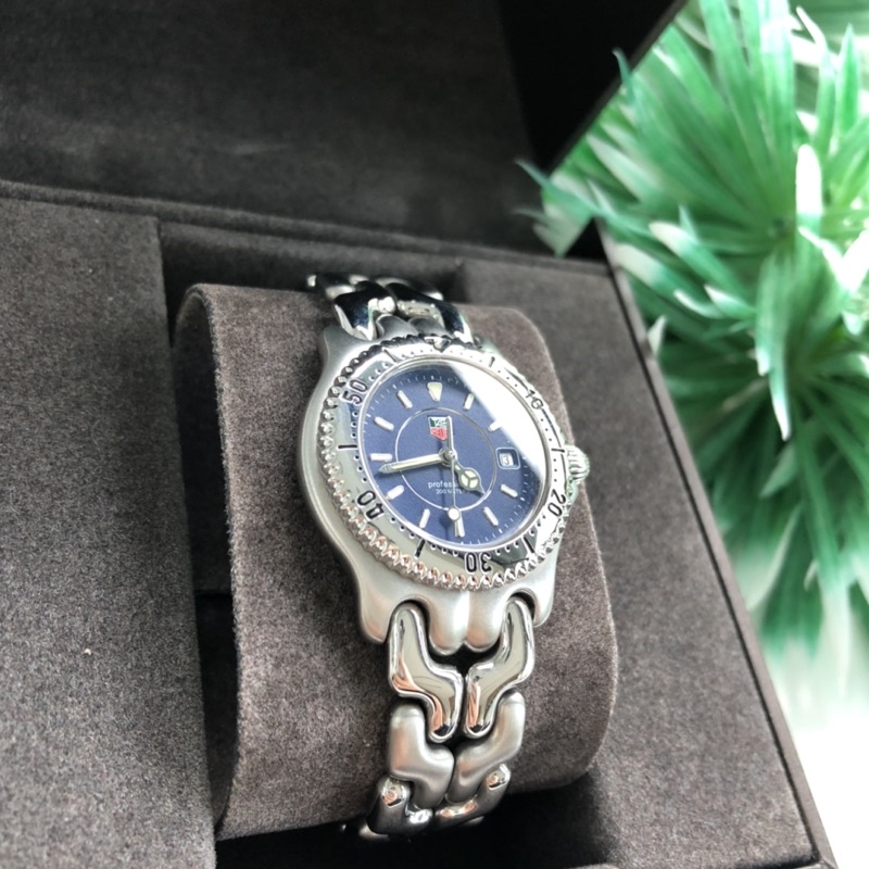Tag Heuer Professional 200M Blue Dial Date Just Lady Size