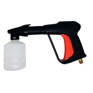 ปืนสั้นฉีดน้ำแรงดันสูง 220 บาร์ ข้อต่อ M14 Pressure Washing Gun 3200PSI + หัวฉีดโฟม