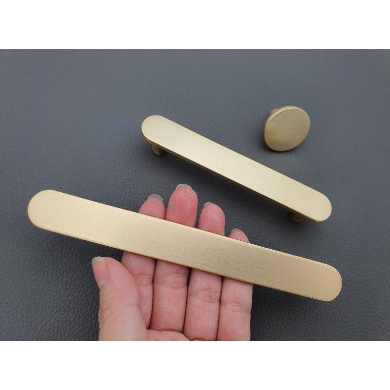 มือจับตู้สีทอง สไตล์นอร์ดิก มินิมอล มือจับลิ้นชัก ที่จับตู้ ตกแต่งเฟอร์นิเจอร์ (พร้อมส่ง) - รูปที่ 3