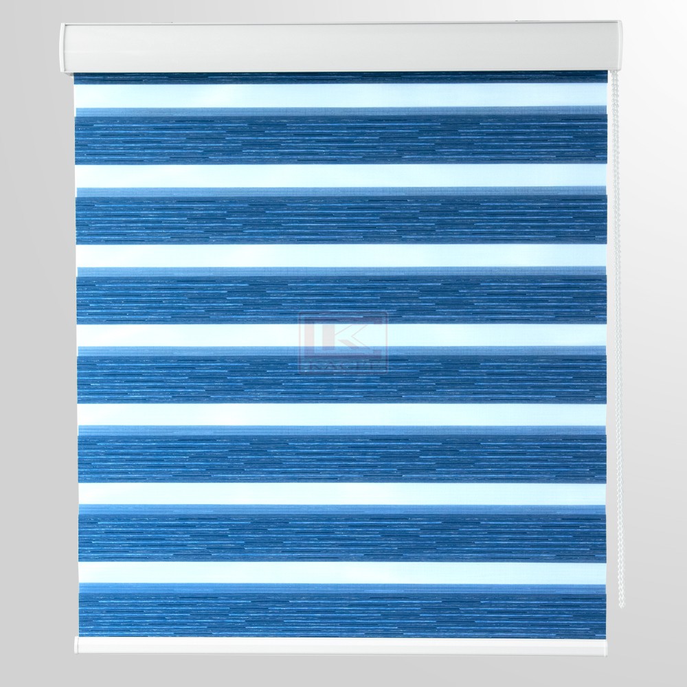 Magic Screen (MZM มี6สี) ม่านม้วน เมจิกสกรีน ม่านทึบโปร่ง กันแสง ดูโอสกรีน ซีบร้าไบลนด์ Zebra Blind ผ้าม่าน 2ชั้น โซ่ดึง - รูปที่ 4