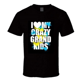 เสื้อยืดผ้าฝ้าย ขายดี เสื้อยืด พิมพ์ลาย I Heart My Crazy Grand Dark Back CEflfc62NKdflo10 สไตล์คลาสสิก