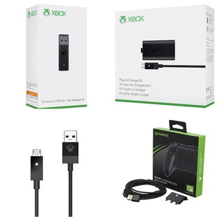 Sparkfox แบตเตอรี่ สำหรับ จอย Xbox One S One X Controller Battery Pack + 3m Micro USB Cable + Wireless Adapter ประกัน1ปี