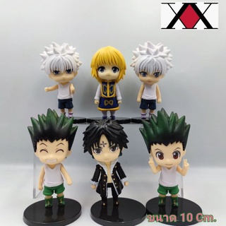 โมเดล ฮันเตอร์ Hunter X Hunter 6 แบบ ขนาด 10-11 Cm. งานดี ราคาถูก เก็บเงินปลายทางได้