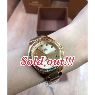 Coach 14502507 ขนาด 34 mm.  Ladies Analog Fashion Quartz Watch (Imported) สวยมากๆๆๆค่ะ ✨✨ยืนยัน นอนยัน 💕💕