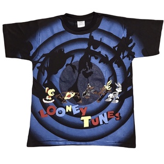 เสื้อยืดการ์ตูน LOONEY TONES 90’ ผ้าฟอกเก่า งานดี งานสวย Size “ L / XL