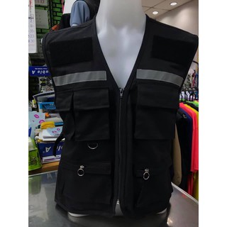 เสื้อกั๊กสำหรับกิจกรรม outdoor เช่น เดินป่า ตกปลา (Multi Pockets travel Sleeveless jackets)