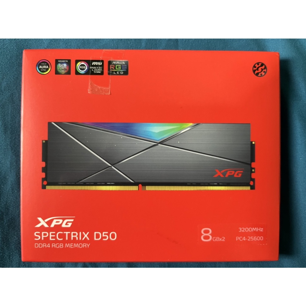 [มือสอง]RAM PC DDR4 ADATA XPG SPECTRIX D50 RGB 8*2/3200