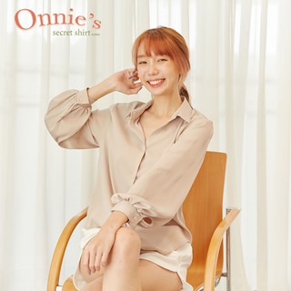 Jolie Everyday JL0001 - Onnies Secret Shirt (Beige) เสื้อเชิร์ท สีเบจ