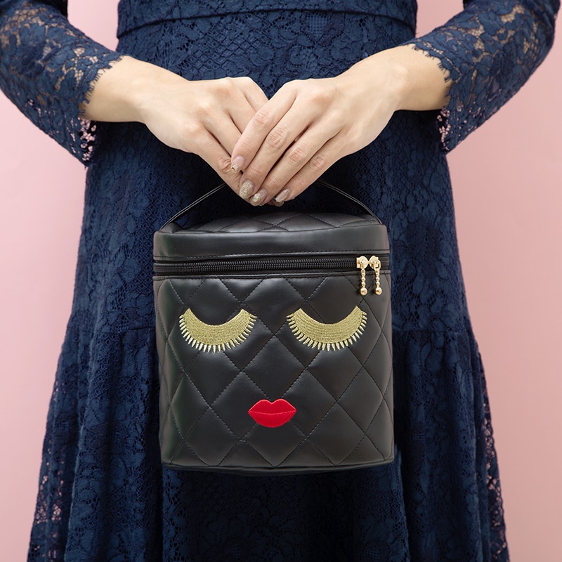 กระเป๋านิตยสารญี่ปุ่น A-jolie แว่นกันแดด ปากแดง กระเป๋าเครื่องสำอางพกพา - รูปที่ 4