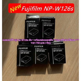 แบตเตอร์ Fuji NP-W126S มือ 1 ครบกล่อง *** แถมฟรีกล่องใส่แบต ***