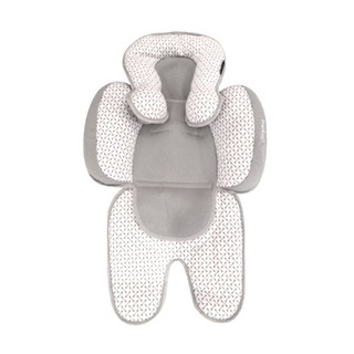 Hybrid Head &amp; Body Support สีขาว​ เบาะรองนั่ง​ เบาะรองรถเข็น​ คาร์ซีท​ ​ช่วยโอบอุ้ม​ และประคองศรีษะและคอทารก