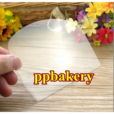 แผ่นปาดครีม ที่ปาดใส ขนาด 13X10ซม