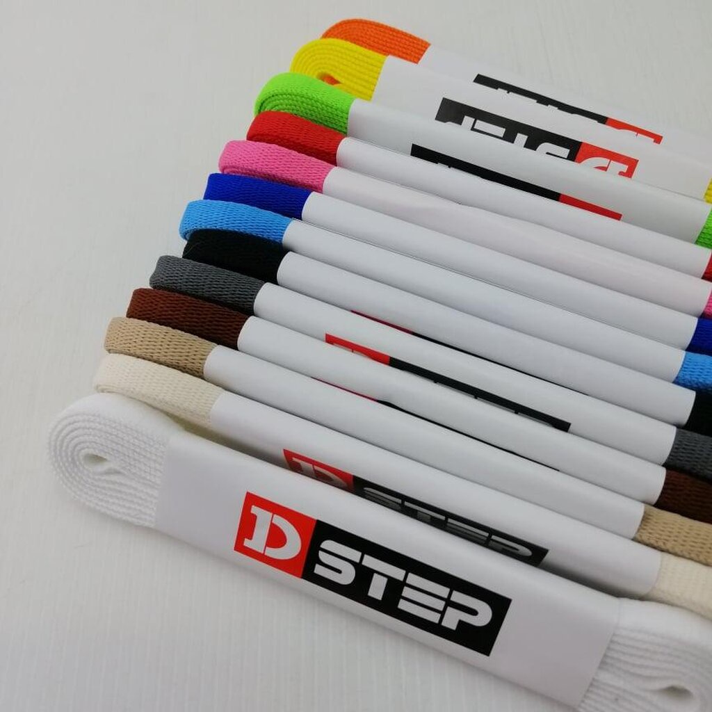 (เชือกแบน120 ซม.=1คู่) DStep เชือกผูกรองเท้า แบบแบน ยาว 120 ซม. จำนวน1คู่ สินค้าพร้อมส่ง