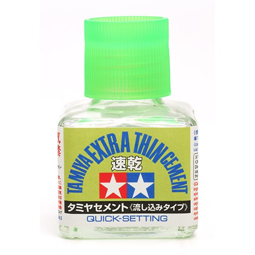 87182 TAMIYA Extra Thin Cement 40ml Quick Setting