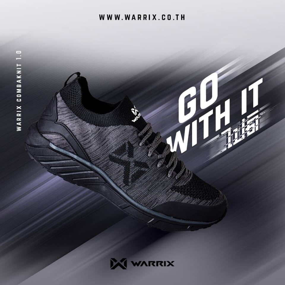 รองเท้า Warrix Combaknit 1.0 สีดำ