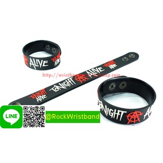 Tonight Alive ขายริสแบนด์  TNL226NA Wristband สายรัดข้อมือวงร็อค