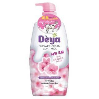 Deya Shower Cream Goat Milk ดีย่า ชาวเชอร์ ครีม โกทมินค์