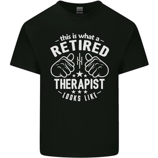 ขายดี!เสื้อยืดผ้าฝ้าย พิมพ์ลาย This Is What a Retired Therapist Looks Like สําหรับผู้ชายS-5XL