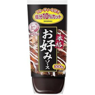 bulldog kansai okonomi sauce tube 300g ซอสโอโคโนมิยากิ พิซซ่าญี่ปุ่น