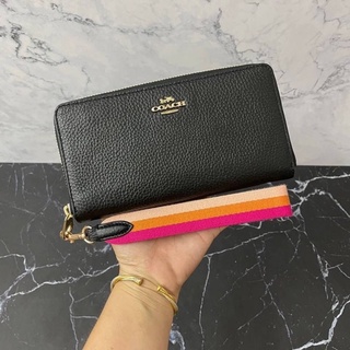 Long Zip Around Wallet COLOR:Gold/Black สวยหายากค่ะ