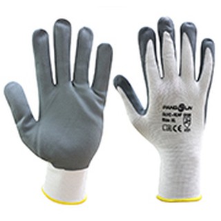 GLVC-NLNF ถุงมือไนลอนเคลือบโฟมไนไตร / Nitrile Foam Palm Coated 100% Nylon Gloves ( 1 คู่ / แพ็ค )