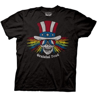 เสื้อยืด น้ําหนักเบา พิมพ์ลายหัวกะโหลก Grateful Dead สําหรับผู้ชาย และผู้หญิงS-5XL