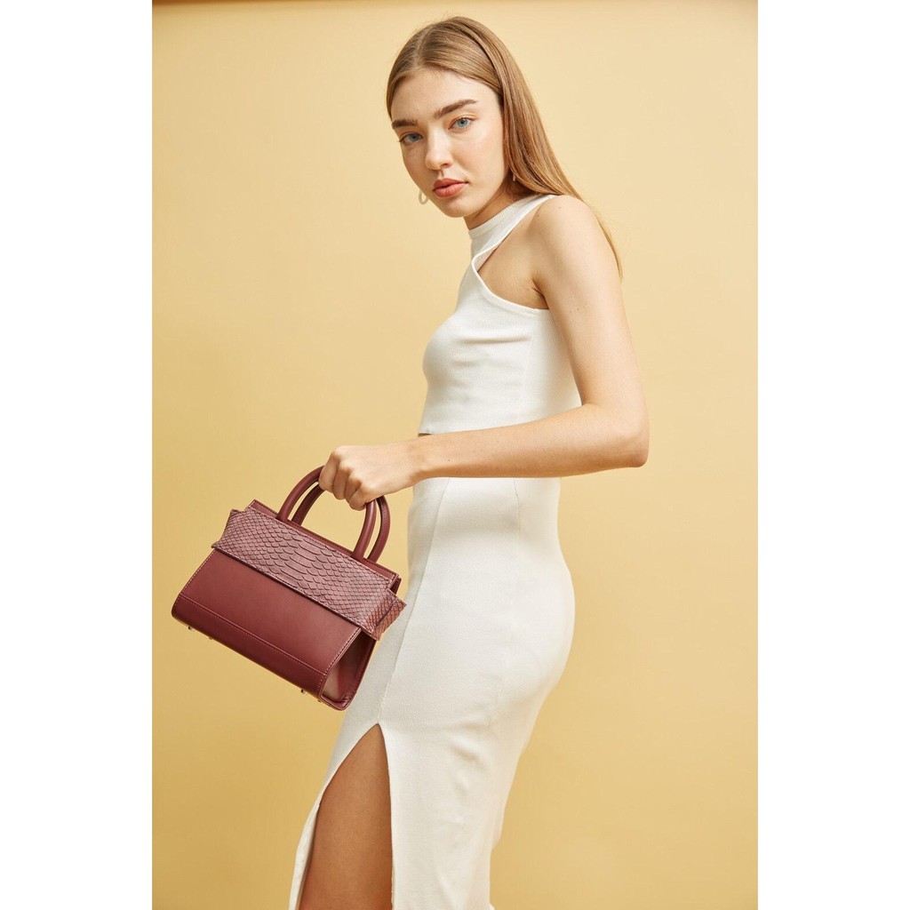 Glenn.studio Parallel bag BURGUNDY