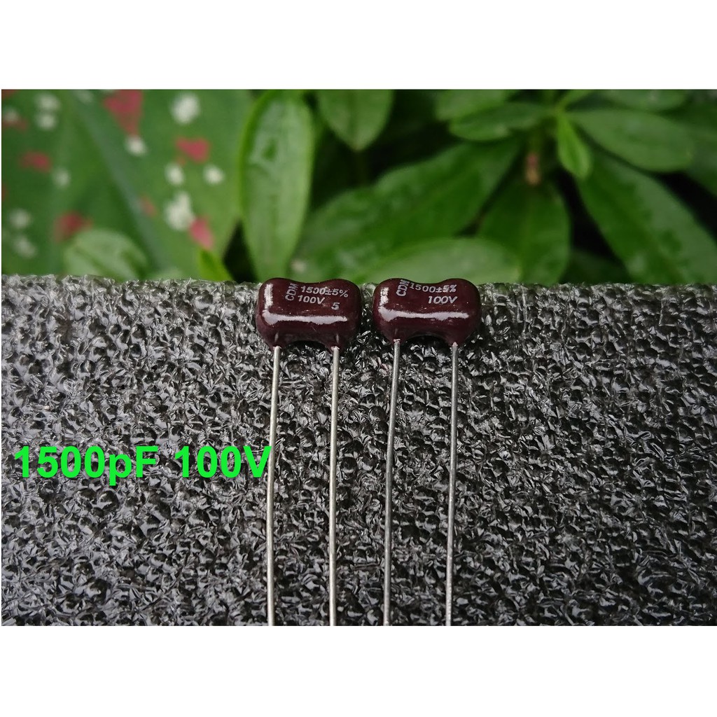 1500pF 100V 5% Silver Mica CDM Capacitor (5.9mm)