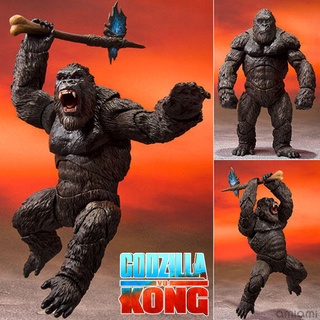 Figma ฟิกม่า Model Figure ฟิกเกอร์ S.H.MonsterArts Kong from Movie Godzilla vs Kong 2021 ก็อดซิลล่า ปะทะ คอง คิงคอง