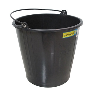 ถังหูหิ้ว หัวสิงห์ หัวสิงห์ No.18 สีดำ ขนาด 14.7 ลิตร ถังพลาสติก Handle bucket, Singha head, Singha head No.18, black, s