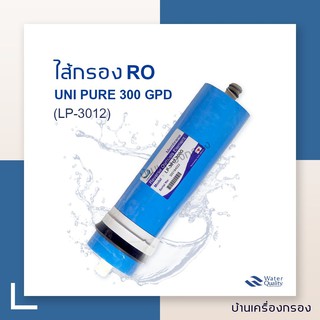 [บ้านเครื่องกรอง] ไส้กรองเมมเบรน RO300 รุ่น 3012 ยี่ห้อ UniPure