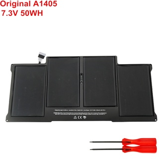 7.3V 50WH Genuine Laptop Notebook Battery A1405 For Apple MacBook Air 13&amp;quot; Model A1369 Late 2010 Mid 2011 A1466 2012