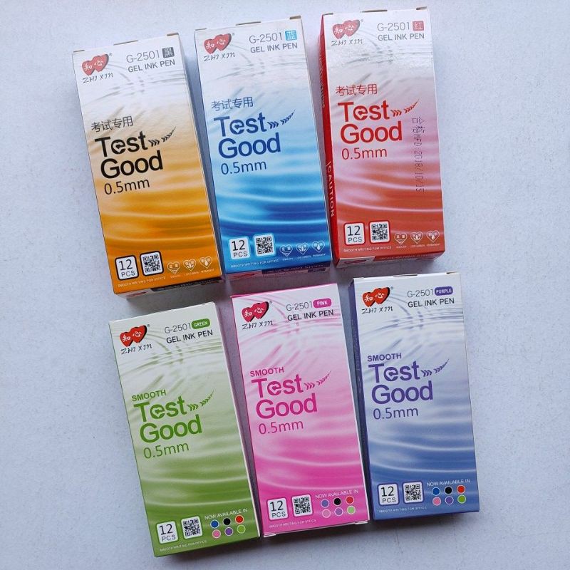 Zhi Xin G-2501 Test Good 0.5 มม. ปากกาหมึกเจล (12 ชิ้น)