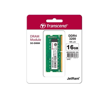 RAM Transcend Memory DDR4-16GB 3200 SO-DIMM JM3200HSE-16G(รับประกันตลอดอายุการใช้งาน )