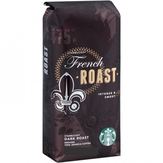 STARBUCKS French Roast Whole Coffee Bean Dark Roast สตาร์บัค เมล็ดกาแฟคั่วเข้ม เฟรนชโรสต์ 250g.