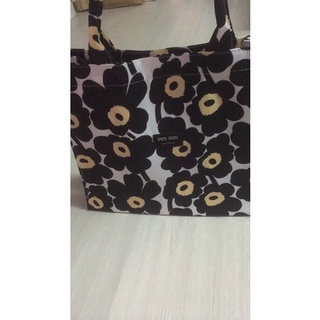 กระเป๋าผ้าลายดอก marimekko พร้อมส่ง สีสวย