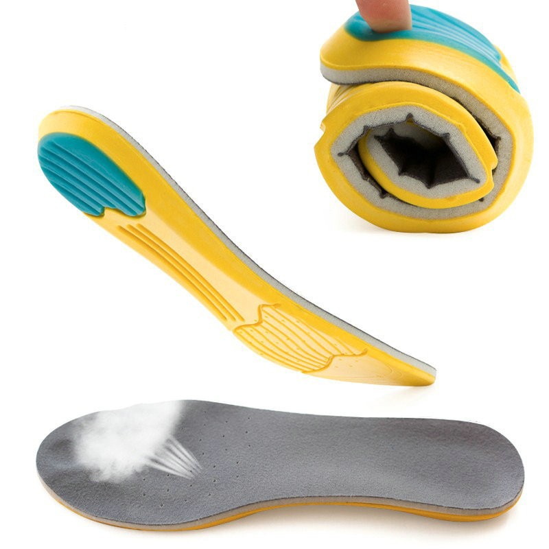 Insole Foot Careแผ่นเสริมพื้นรองเท้าเพื่อสุขภาพ ฟองน้ำรองพื้นรองเท้า 1คู่ XD-659