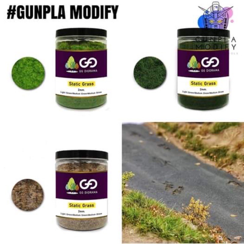 GG DIORAMA หญ้าเทียม Static Grass 5 mm