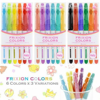 Pilot Frixion ปากกาเมจิกลบได้ SFC-60M-6C_SFC-60M-6C2_SFC-60M-6C3