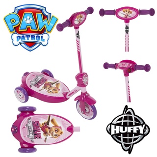 สกู๊ตเตอร์ไฟฟ้า 2 in 1 เป่าบับเบิ้ลได้ ลาย สกาย Huffy Paw Patrol Skye 6V Bubble Scooter Ride On Toy for Kids