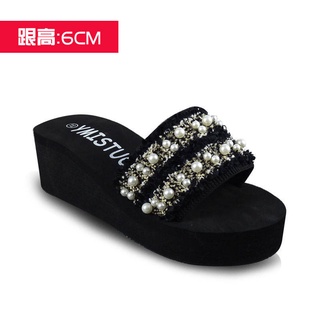 Hamsau House Fashion Fashion Paves, anti -slide anti -desert powder shoes